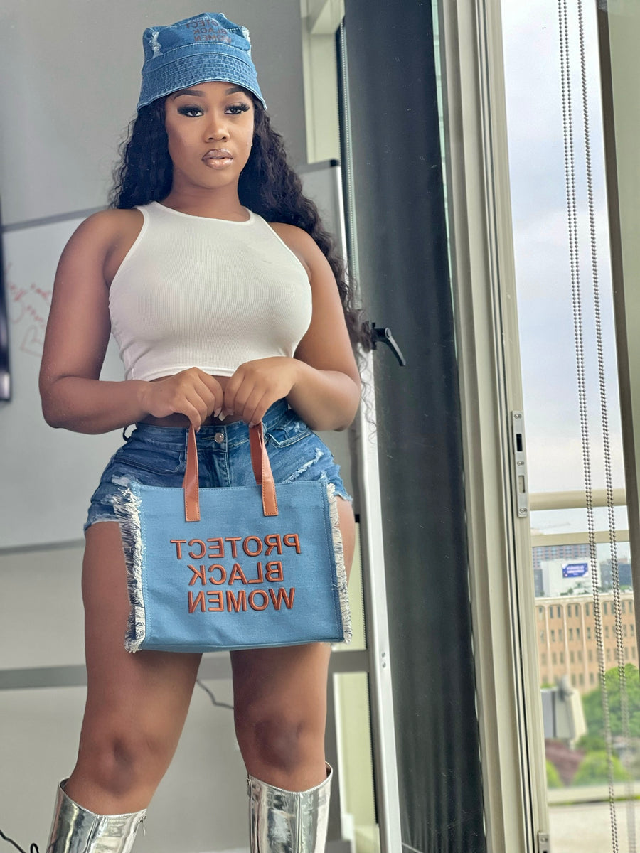 Protect purse/hat set (Denim) Aw'Chic