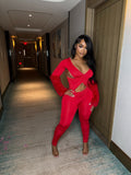 Radar jumpsuit (red)
