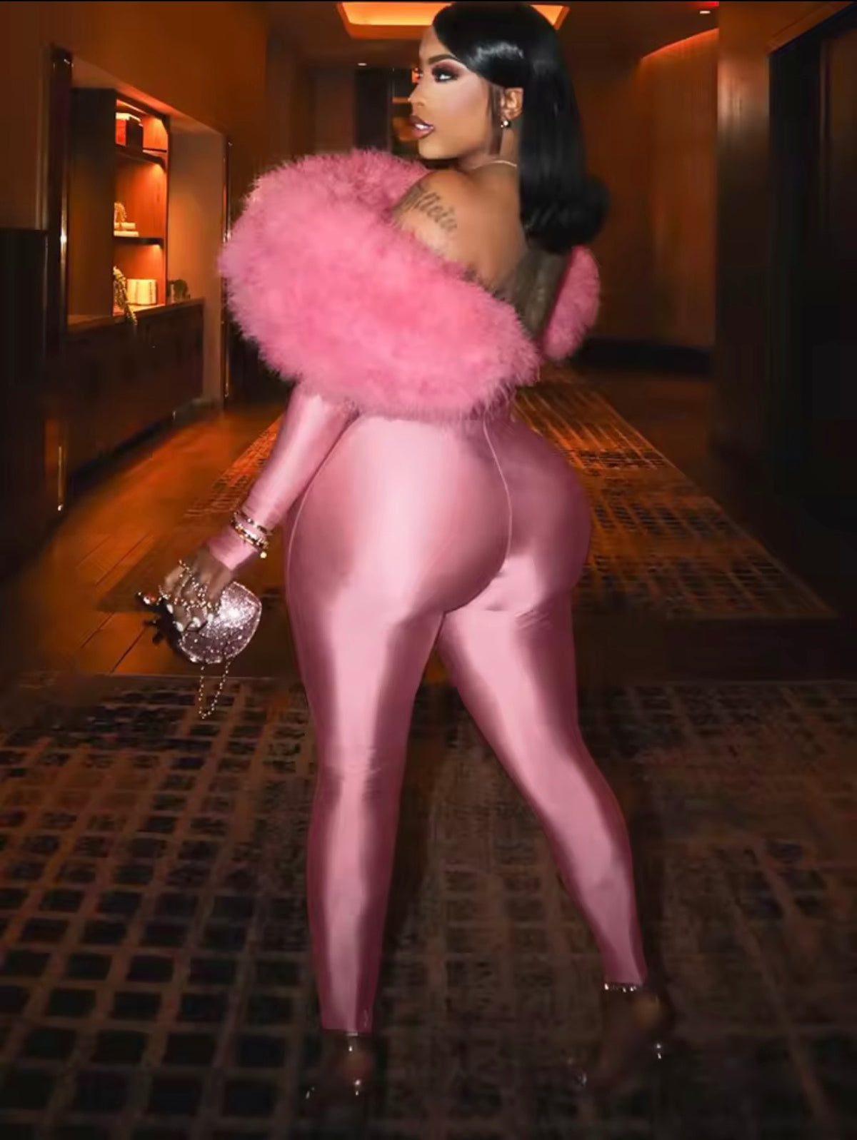 Galore jumpsuit (pink)