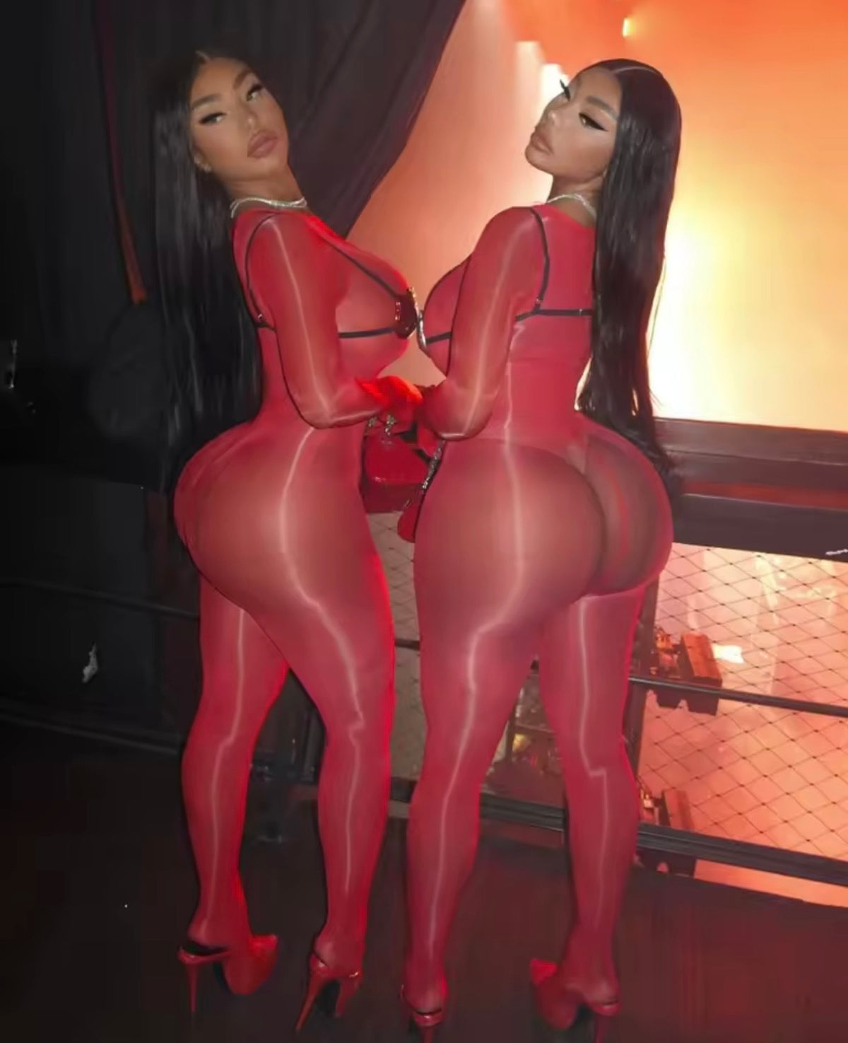 Gyat jumpsuit (red)