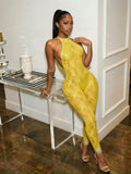 Peel jumpsuit (yellow)