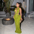 Tulum dress (green)