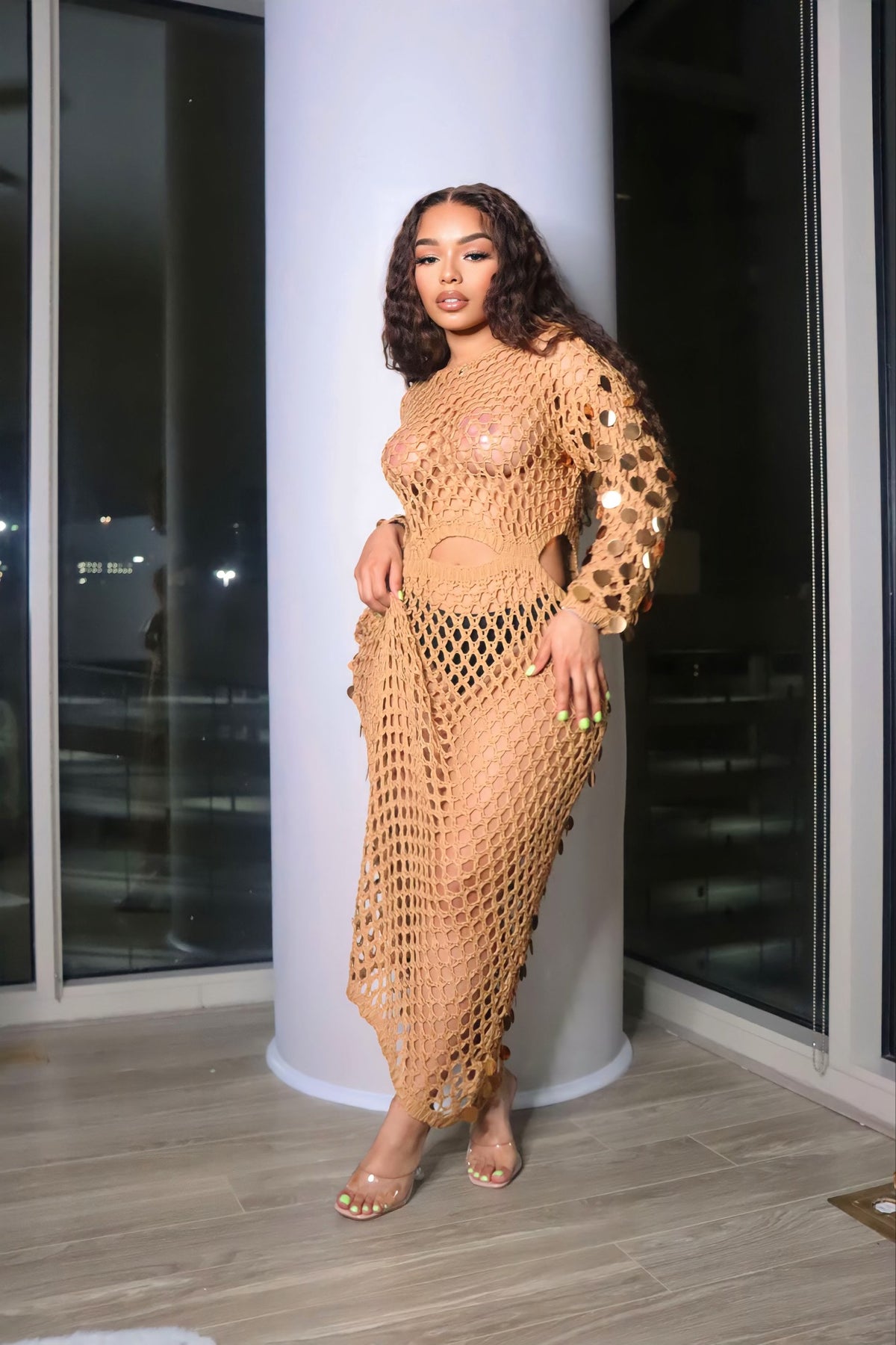 Resort dress (nude) – Aw'Chic