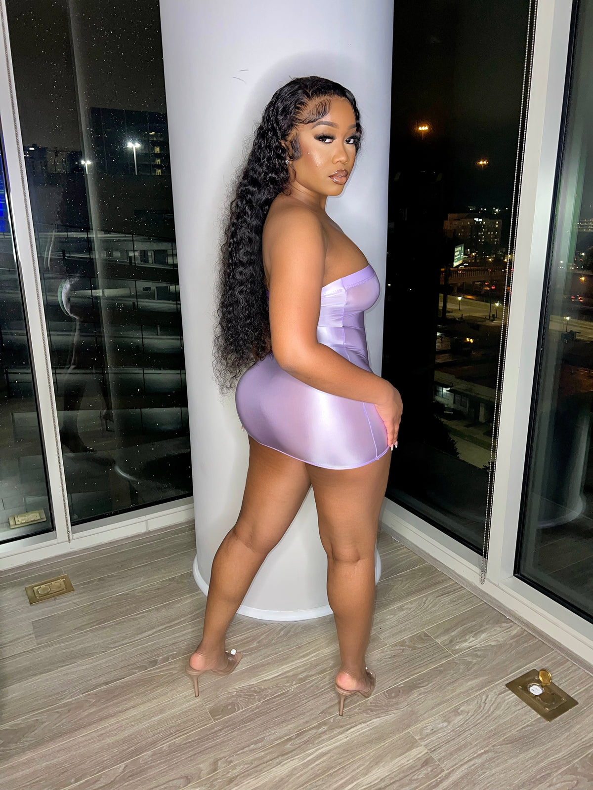 Slip dress (purple)