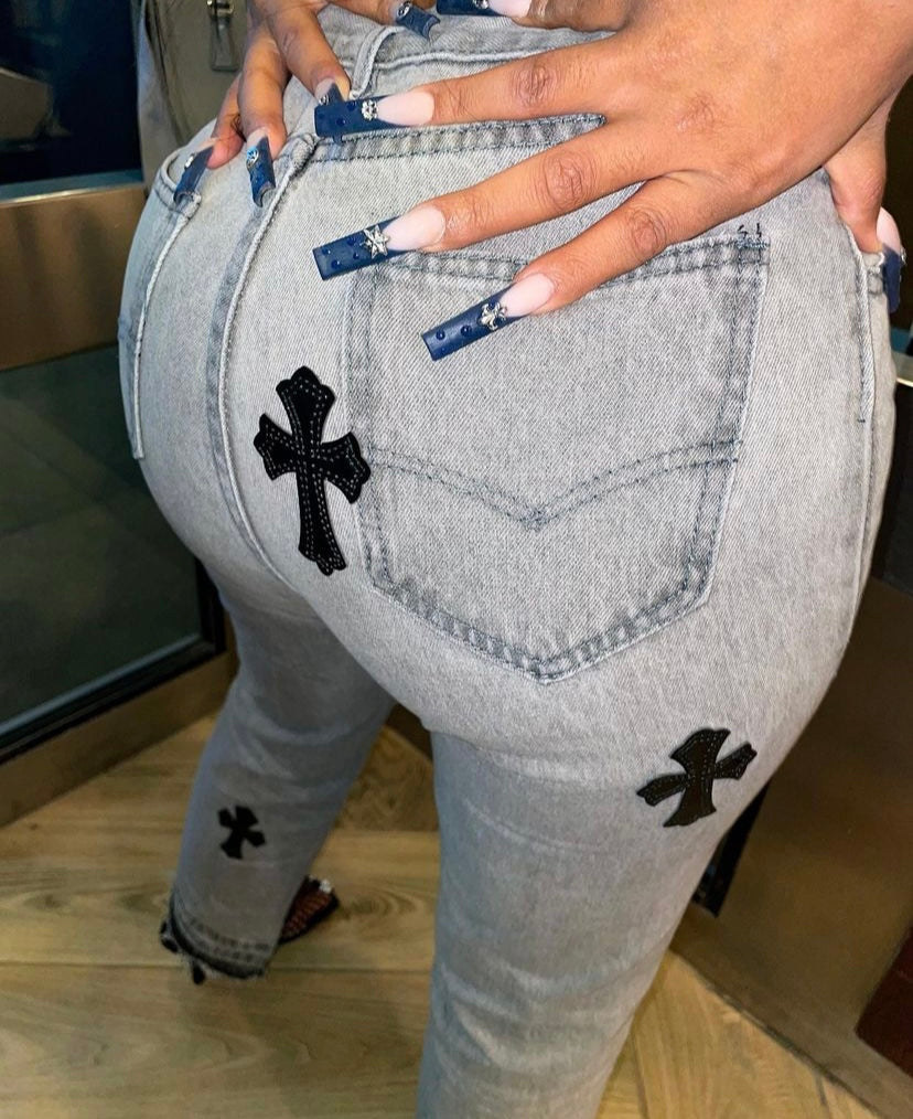 Double cross pants